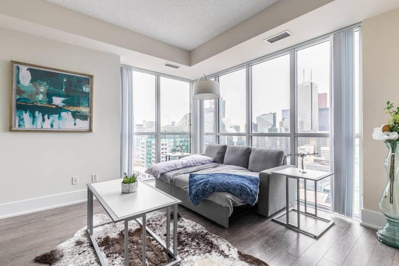 Stunning Views Of Downtown - Luxury High Rise With King Bed! Villa Торонто Екстериор снимка