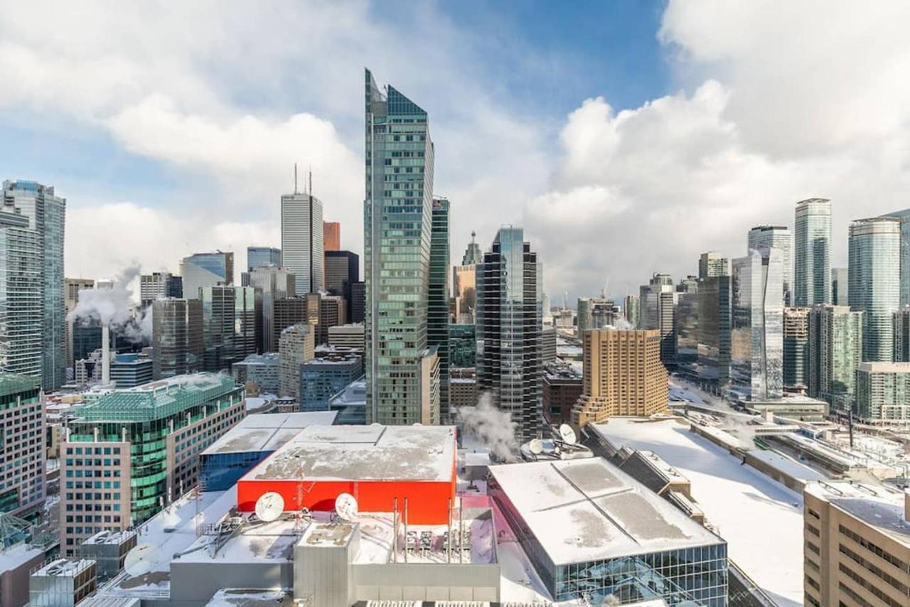Stunning Views Of Downtown - Luxury High Rise With King Bed! Villa Торонто Екстериор снимка