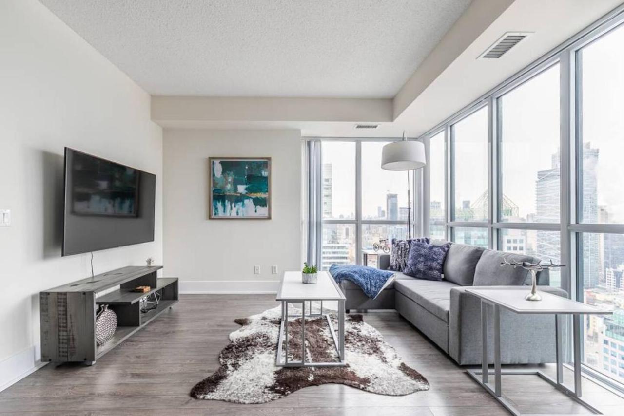 Stunning Views Of Downtown - Luxury High Rise With King Bed! Villa Торонто Екстериор снимка